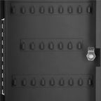 Cutie metalica din otel pentru 100 chei, echipata, 30x24x7cm, neagra