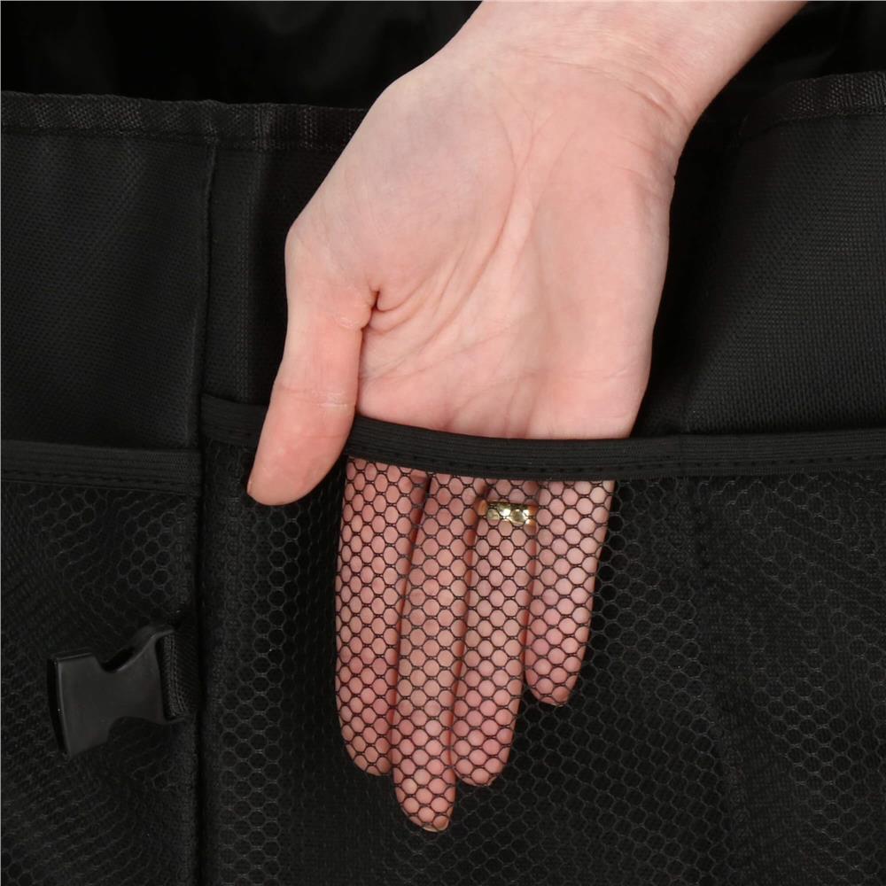 Organizator portbagaj pliabil, compartimentat, rezistent la apa, 56x40x26cm, negru