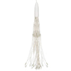 (DL) Instalatie lumina decorativa STAR cu 100 LED-uri, diametru 30cm, alimentare baterii, iluminare galbena