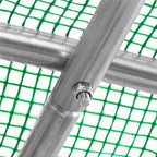 Folie inlocuire pentru sera 300x200x200 cm, PE 140g/mp cu plasa PP, UV4, 6 ferestre si usa cu fermoar, verde