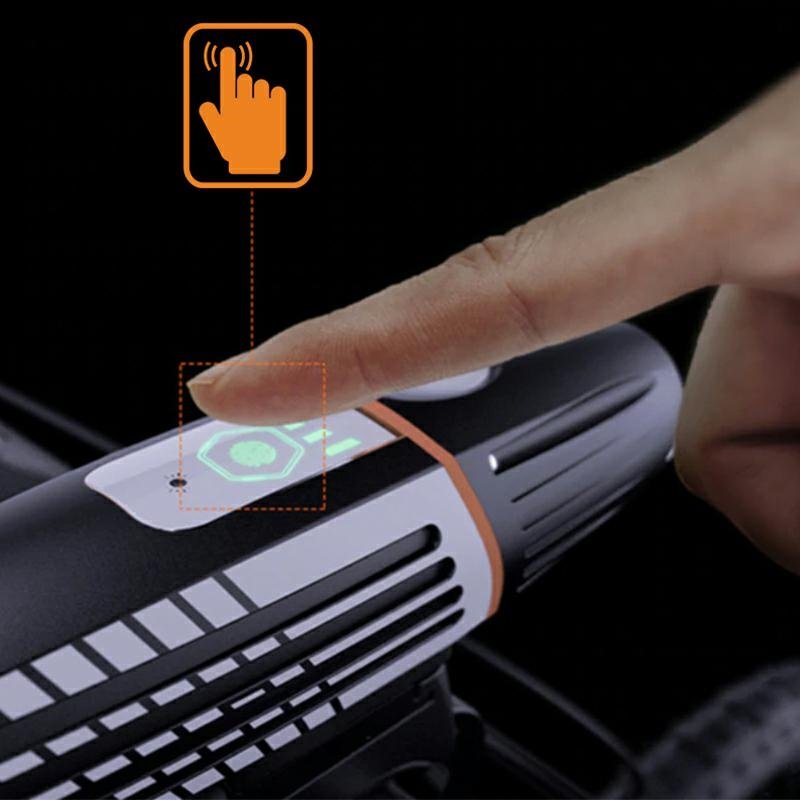 Lampa LED pentru bicicleta, reincarcabila USB, rezistenta la apa, 2200 mAh, autonomie pana la 15 ore