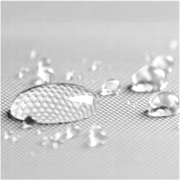 Cort tip pavilion cu 3 pereti laterali, structura solida otel si acoperis impermeabil PVC, 3x3 m cu inaltime reglabila, alb