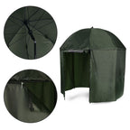 Umbrela pescuit 200x220 cm, inchidere completa cu perete detasabil, reglabil, otel si Oxford impermeabil, verde