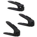 (DL) Set 10 organizatoare pentru pantofi regalabile, plastic, culoare negru