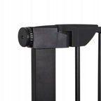 Poarta de siguranta Safety Gate pentru scari, ajustabila 131-138 cm, din otel, neagra