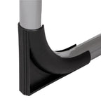 Sezlong pliabil cu parasolar, 188x57x38cm, sarcina 120kg, crem