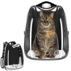 Rucsac transport animale talie mica-medie, maxim 12 kg, hublou panoramic transparent, buzunare laterale, negru