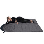 Sac de dormit tip mumie, cu geanta de transport, 210x73cm, 8-20grade, culoare gri