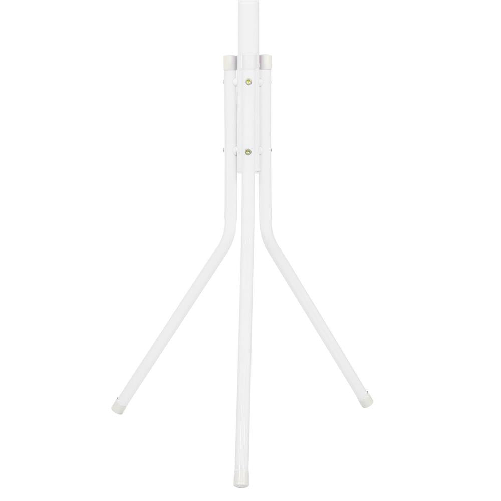 Cuier tip pom metalic , 12 agatatoare, 177cm, alb