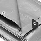 Prelata din polietilena impermeabila laminata, 270g/m2, 4x8m, gri