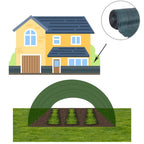 Plasa umbrire si intimitate pentru gard, 1m latime, 50m lungime, 140g densitate, verde