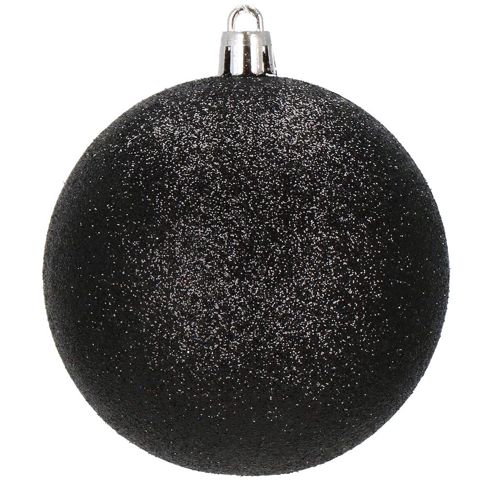 Set globuri de Craciun, 30 bucati, 8cm, 6 modele, negru