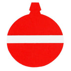 Brad de Craciun din pasla pentru copii, 115x80 cm, cu 26 decoratiuni