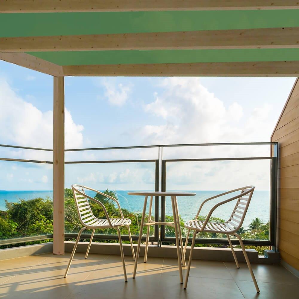 Plasa umbrire si intimitate pentru gard, 1m latime, 25m lungime, 140g densitate, verde