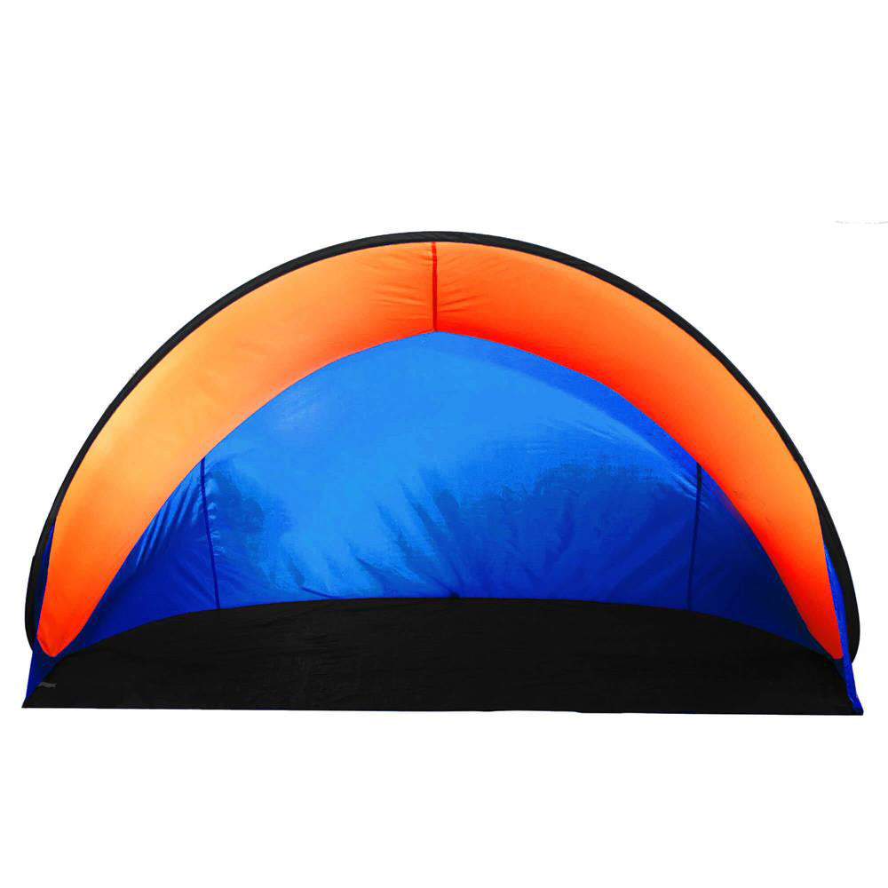 Cort plaja si picnic semi-deschis , protectie UV, 200x120x110cm, portocaliu