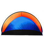 Cort plaja si picnic semi-deschis , protectie UV, 200x120x110cm, portocaliu