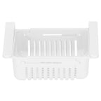 Organizator frigider, model cos extensibil, 16x28.5cm, alb