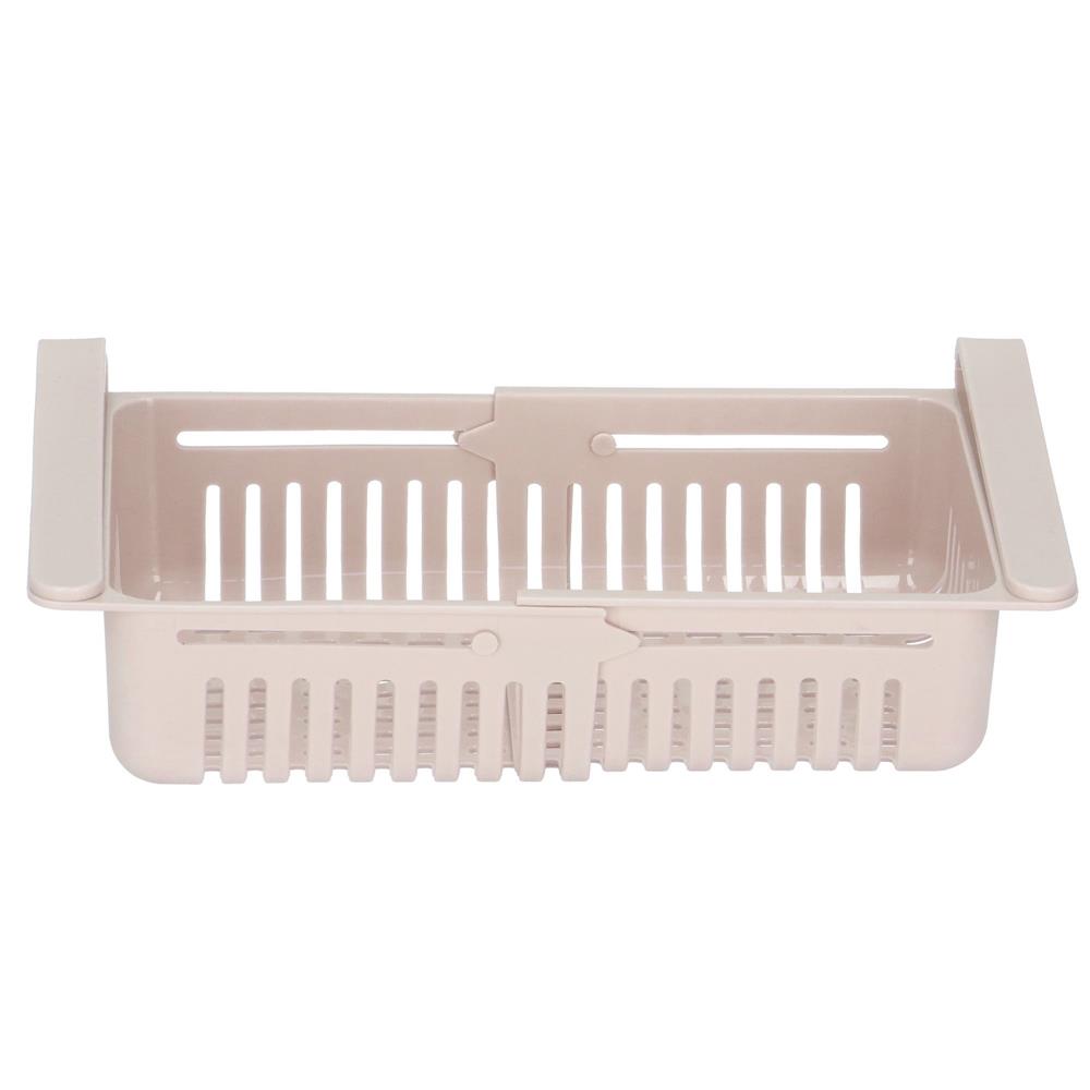 Organizator frigider, model cos extensibil, 16x28.5cm, crem