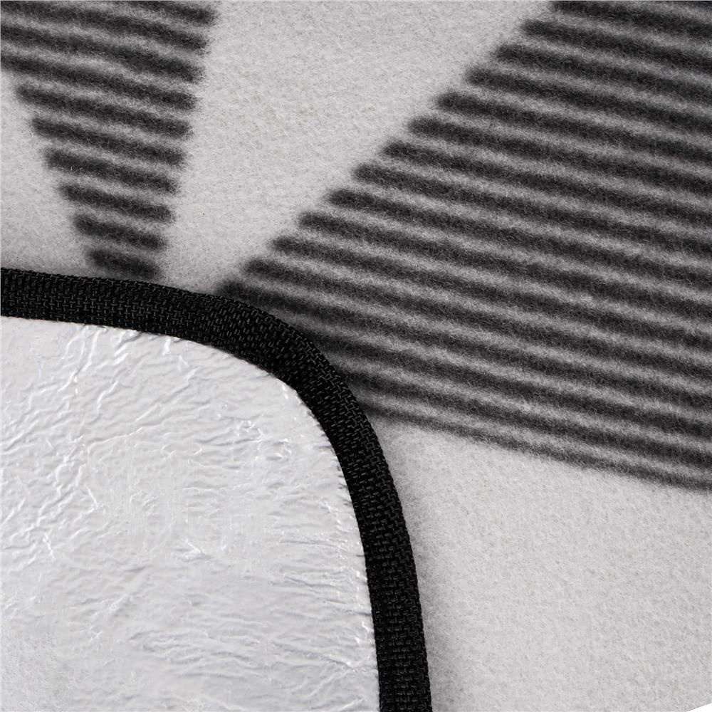 Patura pentru picnic sau plaja, cu folie izolatoare si maner, 180x220cm, gri