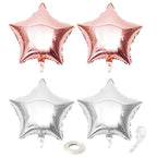 Set 53 baloane si decoratiuni Aniversare Majorat 18 Ani, negru roz