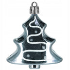 Set globuri si decoratiuni de Craciun, 72 piese, diverse dimensiuni, albastru