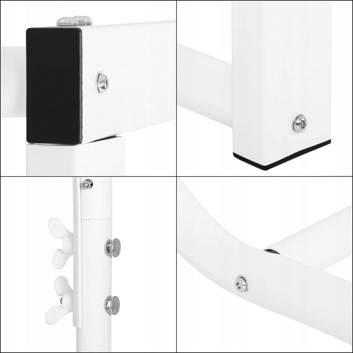 Poarta de fotbal din otel, 200x300cm, profil 38mm, cu elemente de fixare