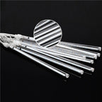 Instalatie de Craciun, 10 tuburi, 50cm, 480 LED, ploaie de meteoriti, albastru