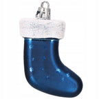 Set globuri si decoratiuni de Craciun, 77 piese, diverse dimensiuni, albastru inchis