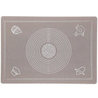 Plansa din silicon alimentar de framantat aluat, rezistenta la temperaturi ridicate, 65x45cm, gri