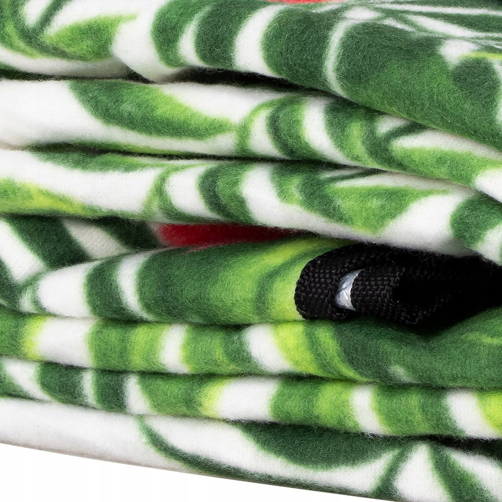 Patura pentru picnic sau plaja, cu folie izolatoare si maner, 160x200cm, floral