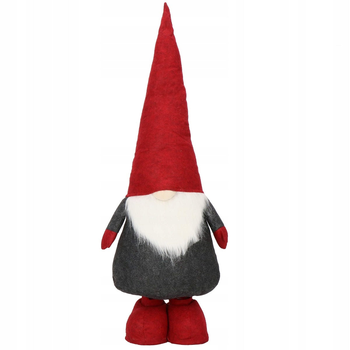 (DL) Figurina Craciun, Spiridus, picioare telescopice, inaltime extensibila 60-90cm