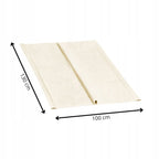 Husa din panza pentru leagan de gradina mare, sezut si spatar, 130x100cm, bej