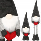 Figurina Craciun, Spiridus, picioare telescopice, inaltime extensibila 63-93cm