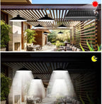 Lampa solara tip pendul, panou solar independent cu cablu de 3 metri, cu telecomanda