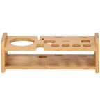 Set Cocktail Shaker Kit pentru barmani 750ml, KI11, suport bambus, 14 piese