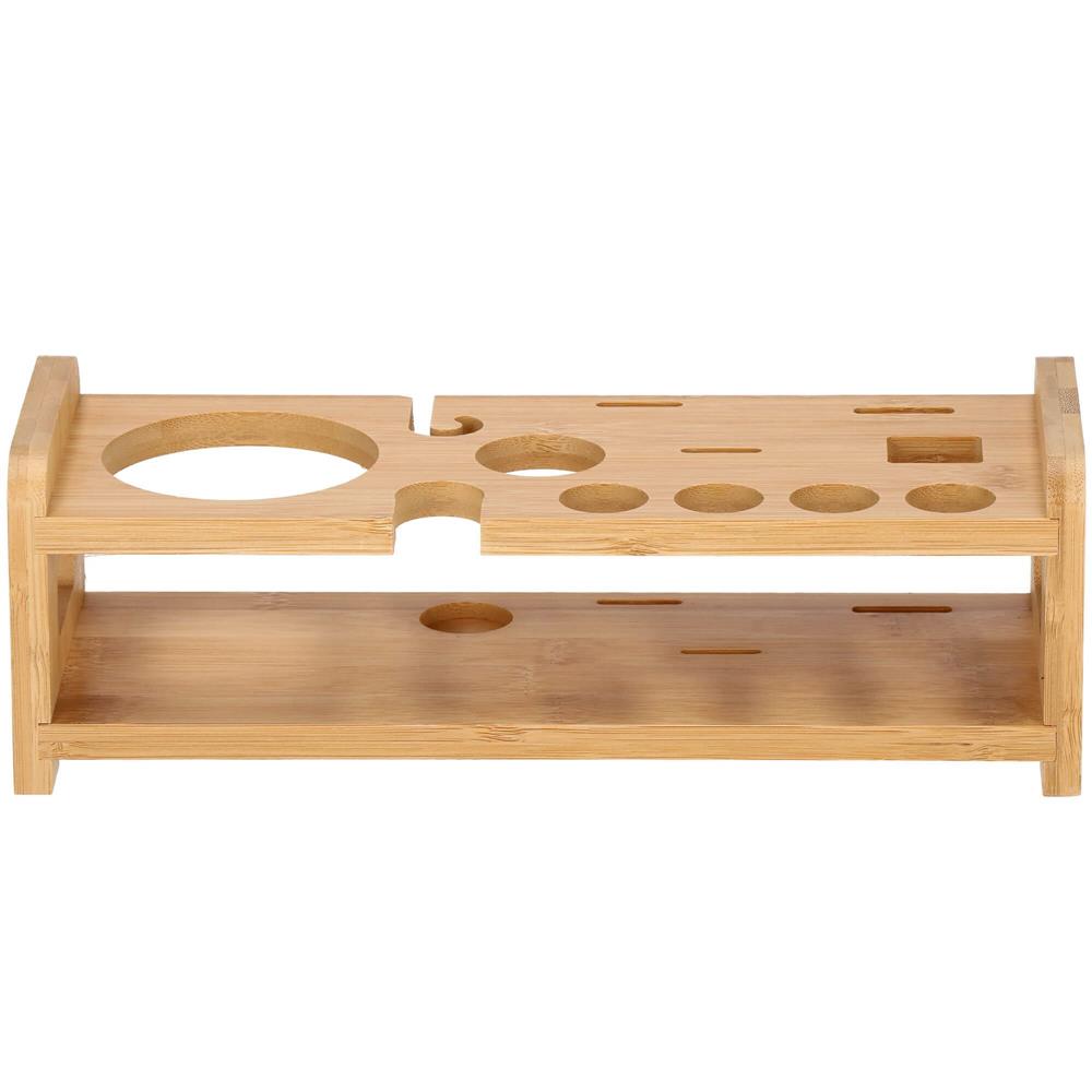 Set Cocktail Shaker Kit pentru barmani 750ml, KI11, suport bambus, 14 piese