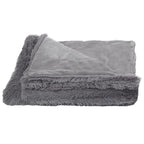 Patura pufoasa si calduroasa pentru 2 persoane, 160x200cm, gri