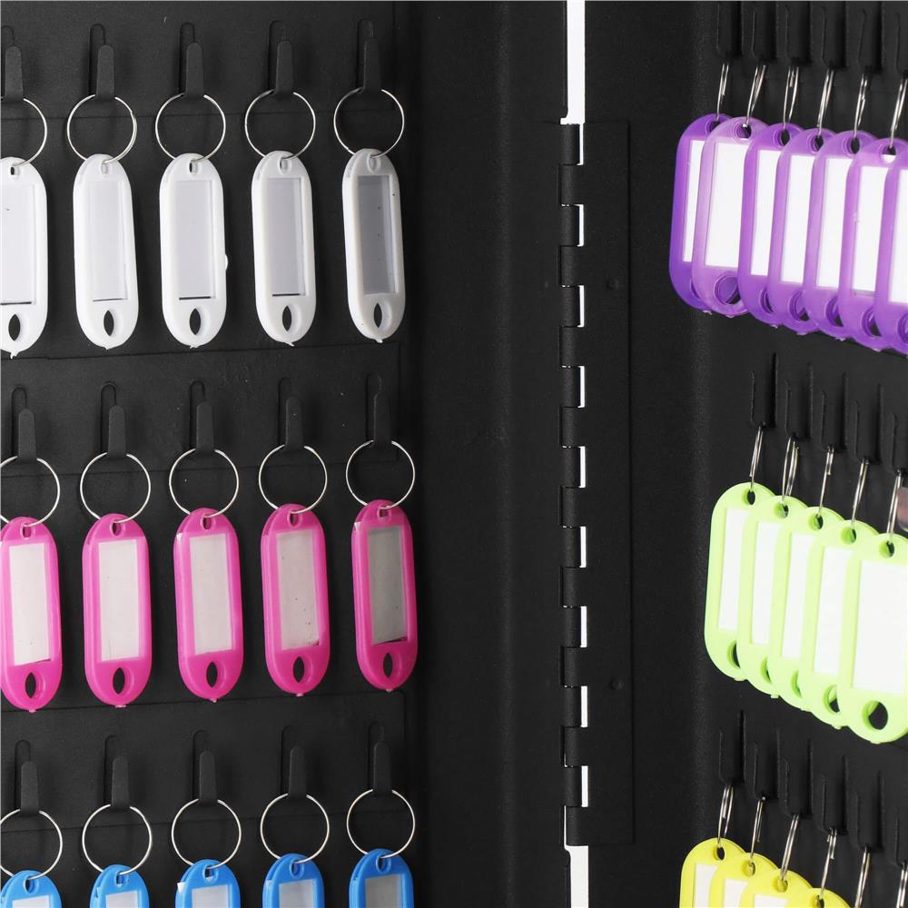 Cutie metalica din otel pentru 48 chei, echipata, 30x24x7.5cm, neagra