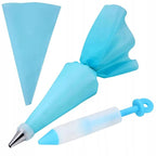 Set patiserie, 83 piese cu sabloane pentru ornarea prajiturilor