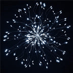 (DL) Instalatie lumina decorativa STAR cu 100 LED-uri, diametru 40cm, telecomanda, iluminare alba