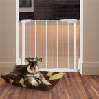 Poarta de siguranta Safety Gate pentru scari, ajustabila 76-85 cm, din otel, alba