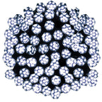 Instalatie lumini de exterior pentru gradina, 9 metri, 120 LED-uri forma cristal, cu baterii, alb