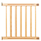 Poarta de siguranta Safety Gate pentru scari, ajustabila 72-122 cm, din lemn, maro