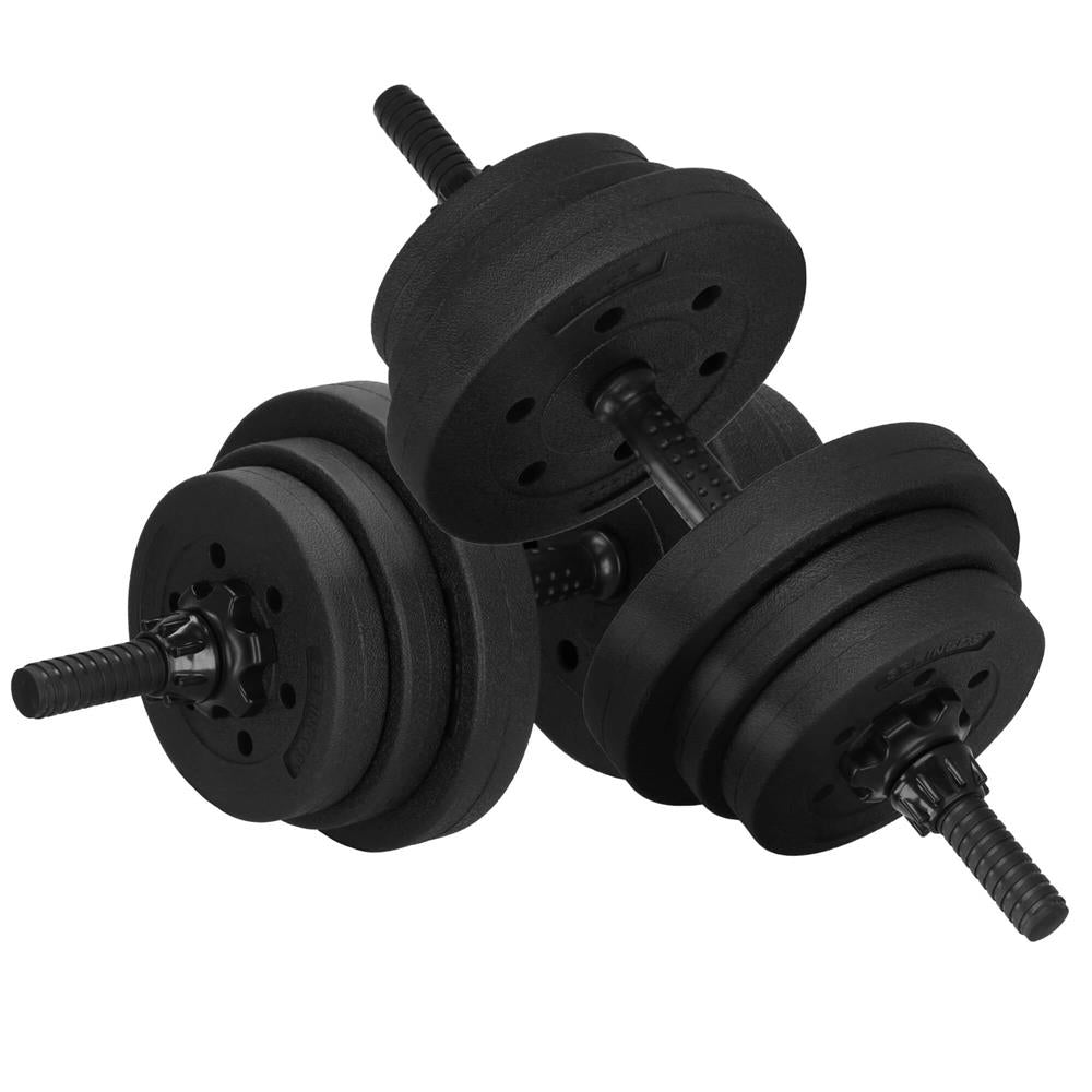 Set de greutati multifunctionale transformabil in gantere, kettlebell, haltera, total 29 kg