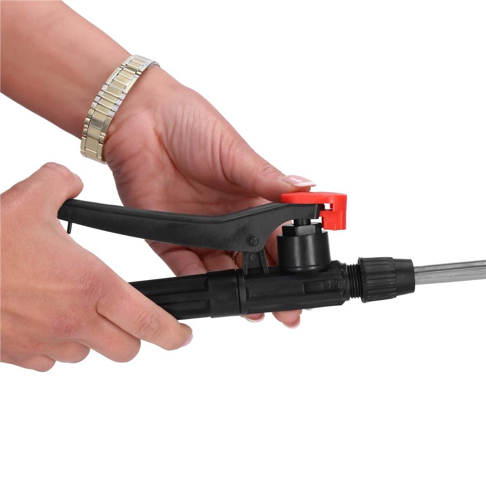 Pompa de stropit manual 8L cu lance reglabila 63 cm, 2 duze si curea de umar