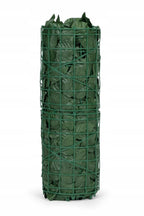 Gard artificial decorativ 50x500 cm, frunze ornamentale, protectie UV si intemperii, plastic PVC, verde inchis