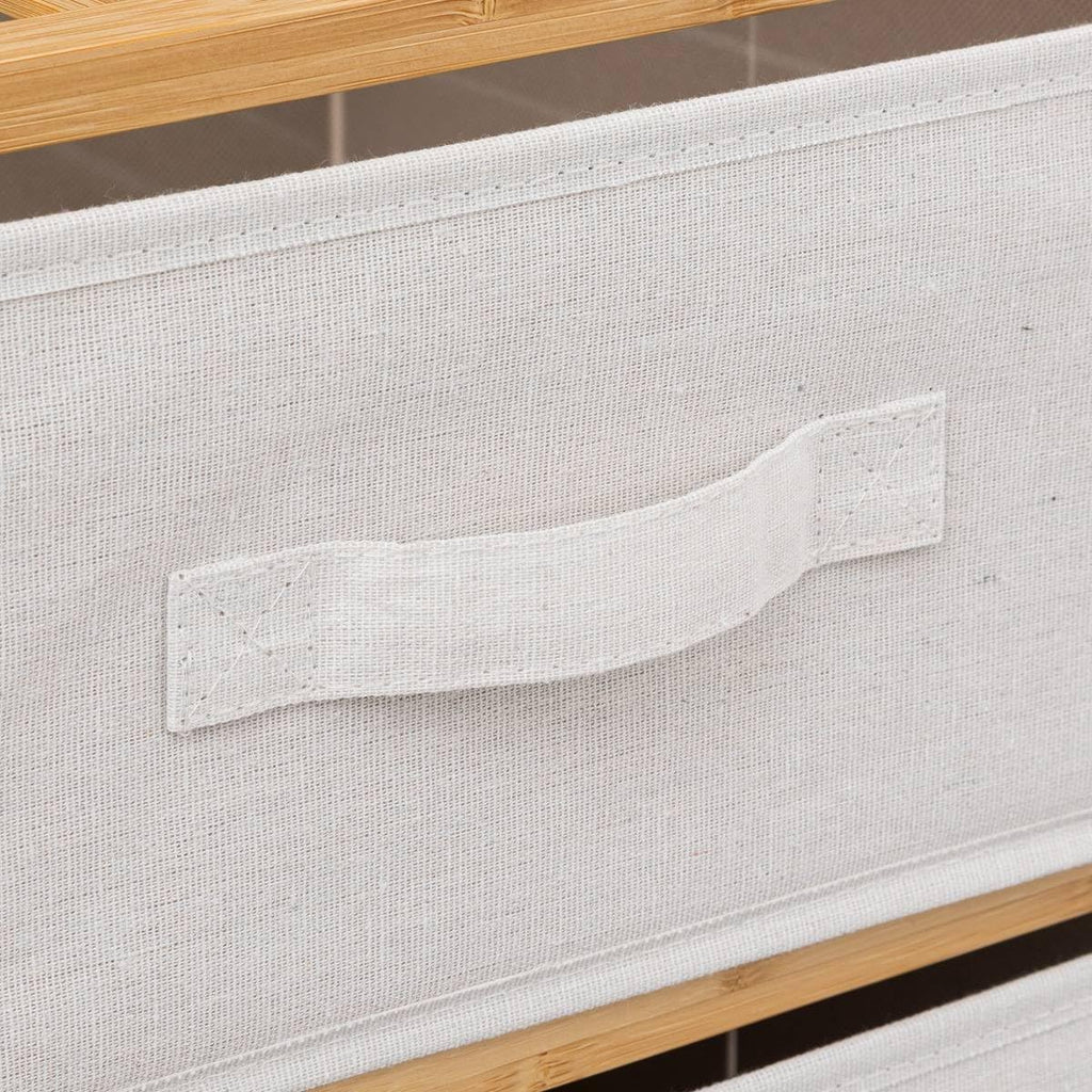 Dulap 5Five Tidy Box cu 5 rafturi, bambus, 35x33x144 cm, natur