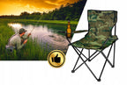 Scaun pliabil camping sau pescuit , suport pahar, camuflaj