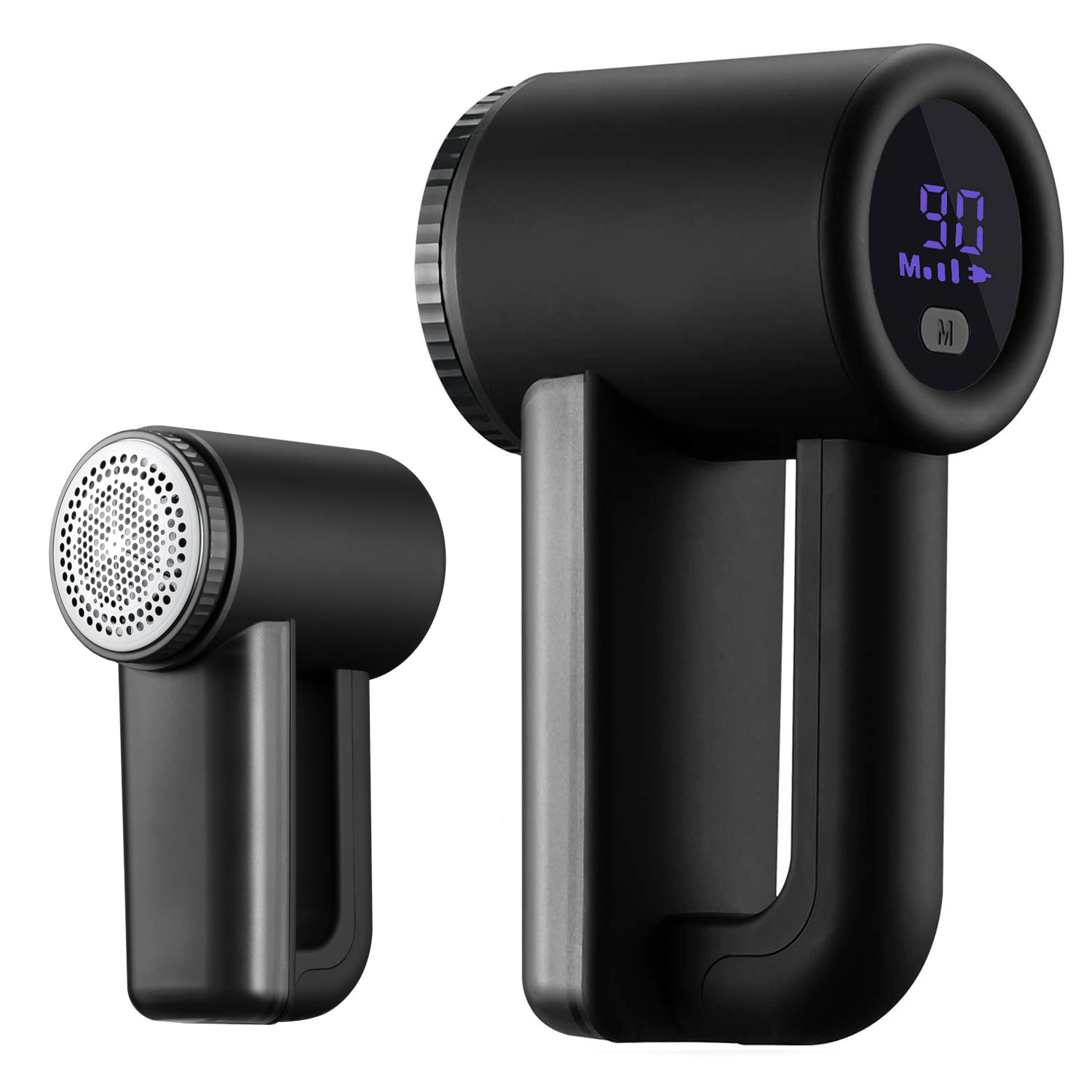 Aparat de curatat scame, 3 trepte, afisaj LCD, incarcare USB, pentru toate tipurile tesaturi