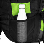 Rucsac tactic militar pentru drumetie, cu husa de ploaie, 90 litri, 25 kg, 85x38x26 cm, verde negru